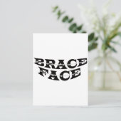 BRACE-FACE Postkarte 2 (Stehend Vorderseite)