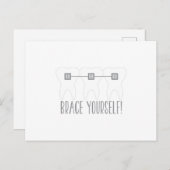 Brace Sie selbst Postkarte (Vorne/Hinten)