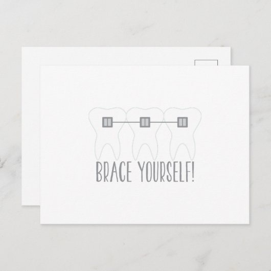 Brace Sie selbst Postkarte (Vorne/Hinten)