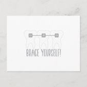 Brace Sie selbst Postkarte (Vorderseite)