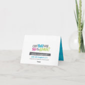 Braceface Karte (Rückseite)