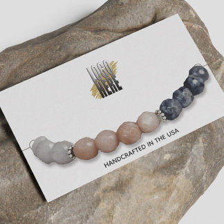 Bracelet-Anzeige Weiße Logo-Social-Media Visitenkarte