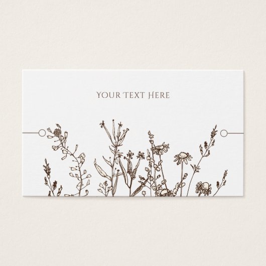 Bracelet Display Card ・ Erdthy Floral (Vorderseite)