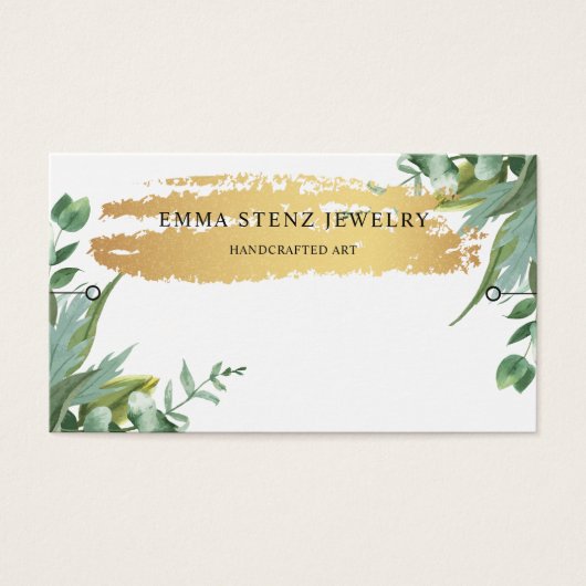 Bracelet Display Card - Eukalyptusleaf (Vorderseite)