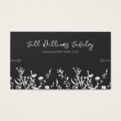 Bracelet Display Card ・ Monochrome Wildblumen (Vorderseite)