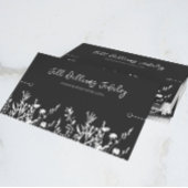 Bracelet Display Card ・ Monochrome Wildblumen