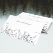 Bracelet Display Card ・ Rustikale Wildblumen