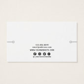 Bracelet Display Card ・ Rustikaler Pinienwald (Rückseite)