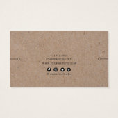 Bracelet Display Card ・ Rustikaler Pinienwald (Rückseite)