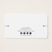 Bracelet Display Card • Watercolor Pine Woods (Rückseite)