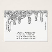 Bracelet-Display für Tropfen mit weißem Silber-Chu (Rückseite)