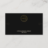 Bracelet Display Schwarz mit Logo Schmuck Display Visitenkarte (Vorderseite)