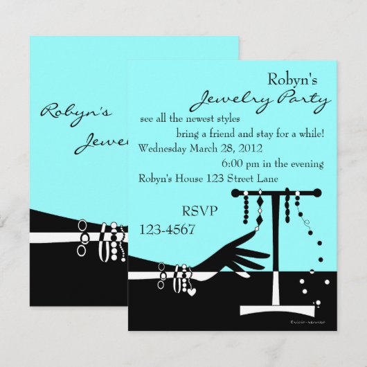 Bracelet Escapades Einladung (Vorne/Hinten)