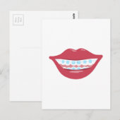 Braces Smile Postkarte (Vorne/Hinten)