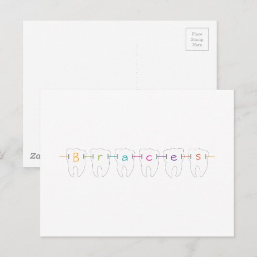 Braces Zeth Postkarte (Vorne/Hinten)