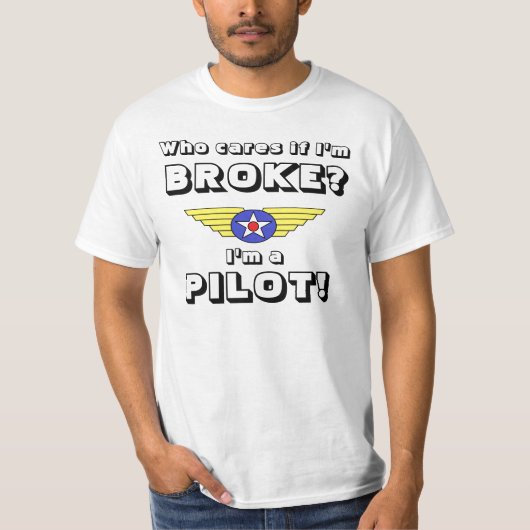 brach Piloten, der sich interessiert? Farbe T-Shirt (Vorderseite)