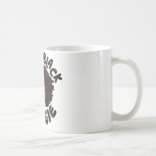 Brach schwarzes Bougie-Weiß 11 Kaffeetasse