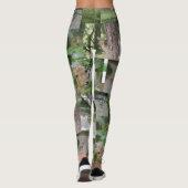 Brache-Rotwild-Muster Legging Leggings (Rückseite)