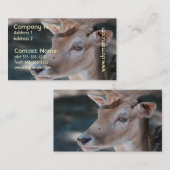 Brache-Rotwild-Visitenkarte Visitenkarte (Vorne/Hinten)