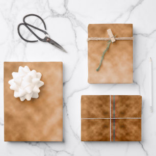 Braches Licht Geschenkpapier Set