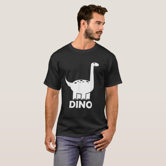 Brachiosaurus Brontosaurus Longneck Dinosaur Dino T-Shirt (Vorne ganz)