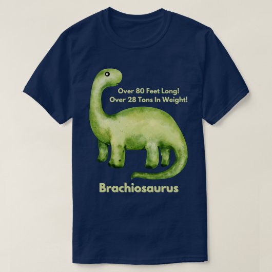 Brachiosaurus Design T-Shirt (Design vorne)