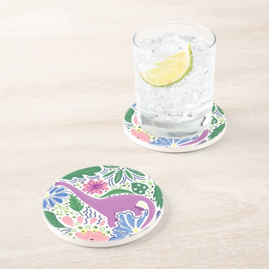 Brachiosaurus Dino Untersetzer (Seite)