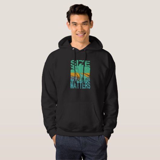 Brachiosaurus Dinosaur Giraffe Elephant Human Diff Hoodie (Vorne ganz)