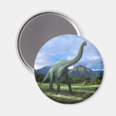 Brachiosaurus Dinosaur Magnet (Vorderseite/Rückseite)
