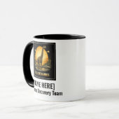 Brachiosaurus Dinosaur Prähistorischer Mond Tasse (Vorderseite Links)