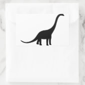 Brachiosaurus Dinosaur Rechteckiger Aufkleber (Tasche)