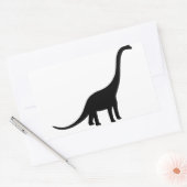Brachiosaurus Dinosaur Rechteckiger Aufkleber (Umschlag)