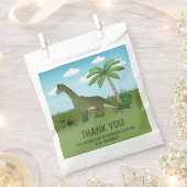 Brachiosaurus Dinosaur Tropical Geburtstag Vielen Geschenktütchen (Ausgeschnitten)