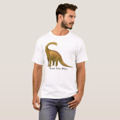 Brachiosaurus-Dinosaurier-Erwachsen-T - Shirt (Vorne ganz)