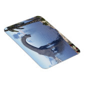 Brachiosaurus dinosaurier in Wasser - 3D-Darstellu Magnet (Rechte Seite)