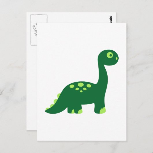 Brachiosaurus-Dinosaurier Postkarte (Vorne/Hinten)