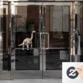 Brachiosaurus Fensteraufkleber (Büro Tür)