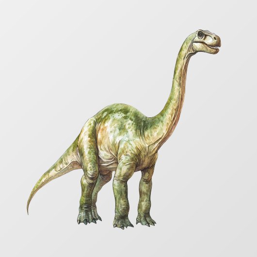 Brachiosaurus Fensteraufkleber (Blatt)