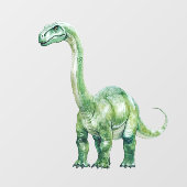 Brachiosaurus Fensteraufkleber (Blatt)