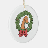 Brachiosaurus-Kranz-Verzierung Keramik Ornament (Rechts)