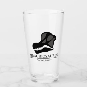 Brachiosaurus-Schädel Glas