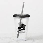 Brachiosaurus Skull Acryltrinkbecher (Rückseite)