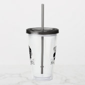 Brachiosaurus Skull Acryltrinkbecher (Rechts)