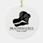 Brachiosaurus Skull Keramikornament (Vorne)