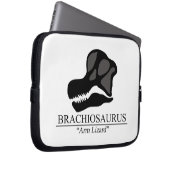 Brachiosaurus Skull Laptopschutzhülle (Vorne Rechts)
