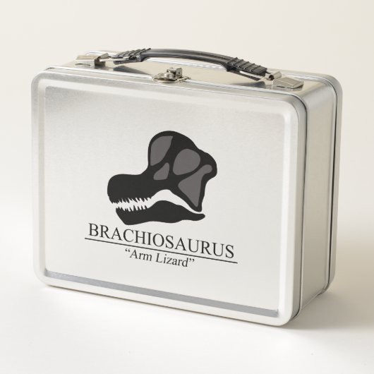 Brachiosaurus Skull Metall Brotdose (Vorderseite)