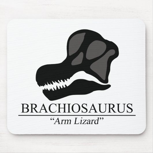 Brachiosaurus Skull Mousepad (Vorne)
