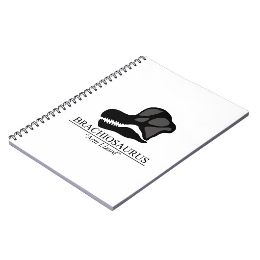 Brachiosaurus Skull Notizblock (Linke Seite)