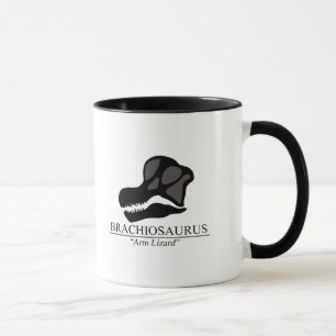 Brachiosaurus Skull Tasse