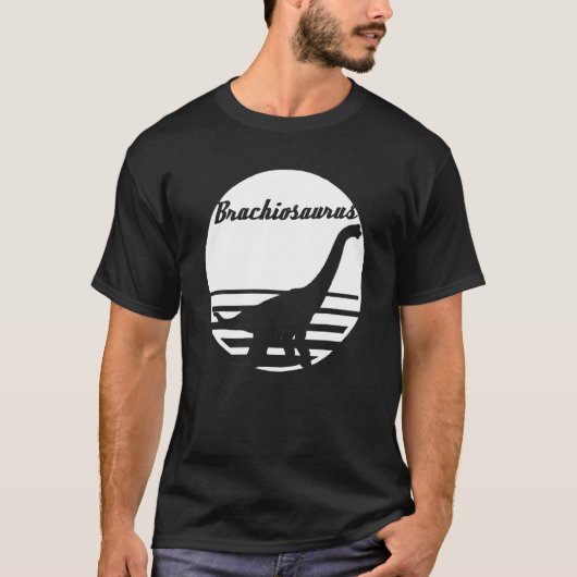 Brachiosaurus Sunset T-Shirt (Vorderseite)